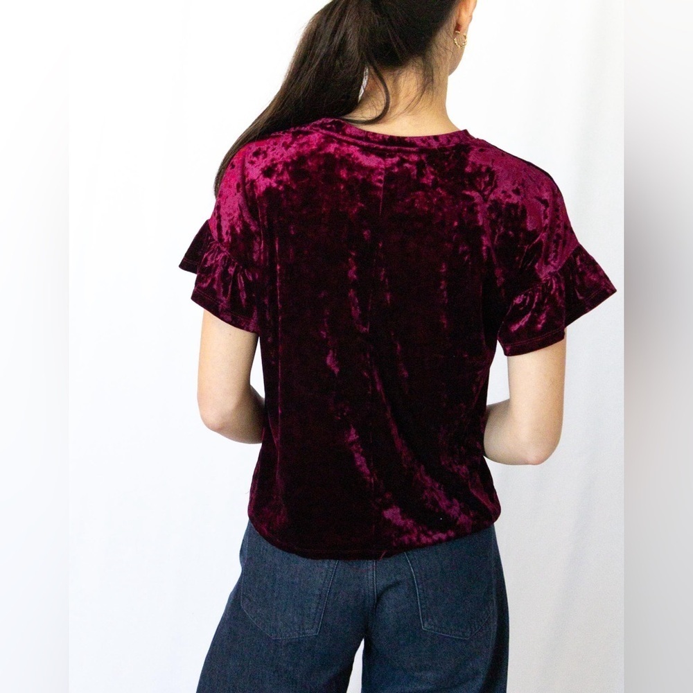 Altar’d State Velvet Top - Picture 4 of 10